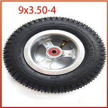 Rueda de neumático de tubo de 9 pulgadas, 9x3,50-4 de alta calidad, se adapta a monopatín, bicicleta de bolsillo, triciclo eléctrico, piezas de rueda de 9x3,50-4 2024 - compra barato