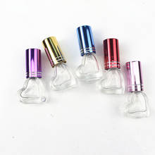 5ml Portable Mist Spray Bottle Mini Atomizer Fashion Liquid Container Transparent Glass Perfume Bottle Colorful Cap 25pcs/lot 2024 - buy cheap
