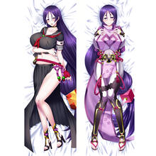 Anime dakimakura fate/grand order minamoto não yorimitsu abraçando corpo fronha fronha protetores capa de almofada cama longo caso 2024 - compre barato