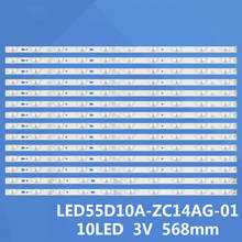 Fita de luz de fundo de led para konka led55k35u barra de luz de fundo led55k36u lâmpada led55d10b a55u s55u led55k36u 35u 2024 - compre barato