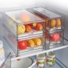 Refrigerator Food Storage Drawer Containers Platic Transparent Large Fruit Storage Boxes Dust-proof Draining Kitchen Organizer 2024 - buy cheap