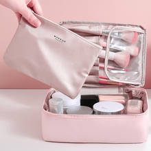 Women's Large Capacity Make up Bag Travel Cosmetic Bags Toiletry Storage Bag Beautician Makeup Bag Waterproof Organizer Wash Bag 2024 - buy cheap