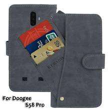 Leather Wallet Doogee S58 Pro Case 5.71" Flip  Fashion Luxury Front Card Slots Cases Cover Business Magnetic Phone Bags 2024 - buy cheap