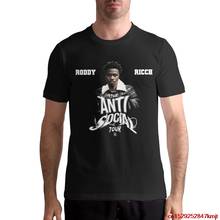 Roddy Rich Рубашка мужская футболка FGHFG повседневные топы с круглым вырезом короткий рукав хлопковые футболки 2024 - купить недорого