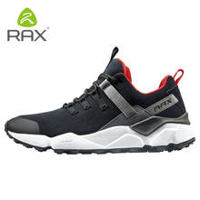 RAX New Men's Hiking Shoes Leather Waterproof Cushioning Breathable Shoes Women Outdoor Trekking Backpacking Travel Shoes Men 2024 - buy cheap