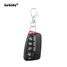 Kebidu-Interruptor de Control remoto de aprendizaje de código EV1527, 4 botones, 433MHz, para abridor de puerta de garaje de casa inteligente, Transmisor RF, llave inalámbrica 2024 - compra barato