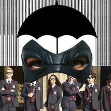 TV The Umbrella Academy Cosplay Mask Black Latex Eye Masks for Men Eye Patch Carnival Party Props Halloween Adults Hero Masks 2024 - buy cheap