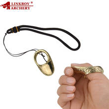 Linkboy Archery Thumb Ring Finger Protector 16-24mm Finger Guard Brass Shooting Ring Finger-Handmade Gear Traditional Thumb 2024 - buy cheap