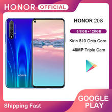 Original Honor 20S 20 S 48MP Rear 32MP Front Camera 6.26" Smartphone Kirin 810 Octa Core 2340×1080 FHD+ 3750mAh Mobile Phone 2024 - buy cheap