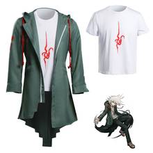 Disfraz Unisex de Anime Super Dangan Ronpa 2, Nagito Komaeda, chaqueta, abrigo y camiseta de Danganronpa, para Halloween y Cosplay 2024 - compra barato