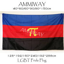 AMMIWAY Polyamory Polyamorous Rainbow LGBT Gay Flags and Banners Large LGBT Rainbow Gay Pride Single or Double Sided Flag 2024 - buy cheap