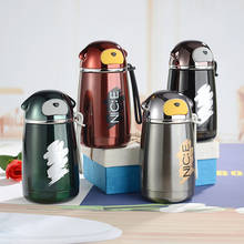 Mini Thermos Cup Cartoon Dog Vacuum Flask Coffee Mug Travel Drink Bottle Office Thermocup Cute Student Cold Hot Water Bottle 2024 - buy cheap