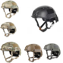 Тактический шлем для страйкбола, камуфляжный Шлем BJ, для активного отдыха, новый, быстрый, АБС 2024 - купить недорого