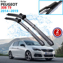 Escobillas de limpiaparabrisas para coche Peugeot 308 T9 2014 2015 2016 2017 2018 2019 MK2, limpiaparabrisas delantero, accesorios para coche, artículos 2024 - compra barato