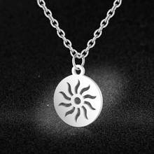 AAAAA Quality 100% Stainless Steel Sun Charm Necklace for Women High Polish Never Tarnish Jewelry Necklace Special Gift 2024 - buy cheap
