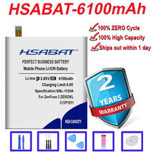HSABAT 6100mAh C11P1511 Battery For Asus ZenFone 3 ZenFone3 ze552kl z012da/e free shipping 2024 - buy cheap