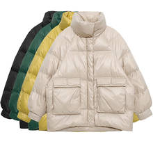 2020 Winter Short Down Coat Women 90% White Duck Down Jacket Thick Warm Parkas Female Outerwear Casual Bread Jacket Abrigo Mujer 2024 - buy cheap