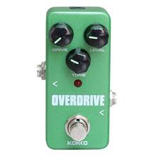 1 Pc Guitar Effect Pedal Vintage Overload Overdrive Green Stompbox Effect Pedal Stompbox Guitar Musical Instrument Bass 2024 - buy cheap