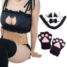 Beautiful Girl Sailor Cosplay Costume Halloween Prom Party Carnival Funny Sexy Costume  Cat Ears Paws Underwear Panties 2024 - buy cheap