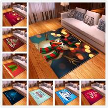 Christmas Santa Claus 3D Print Carpets for Living Room Home Decor Large Rug Kids Room Play Floor Mat Durable Flannel Xmas Carpet 2024 - buy cheap