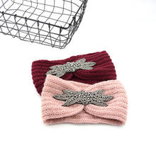 Winter Warmer Ear Knitted Headband Turban For Lady Women Crochet Bow Wide Stretch Hairband Headwrap Hair Accessories For Girl 2024 - buy cheap