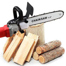 Logging Saw Chainsaw 220V Wood Chain AC Home DIY Electric Small Multifunctional Woodworking Angle Grinder Modification 2024 - buy cheap