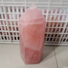 MOKAGY-adornos de punto de cristal de cuarzo rosa Natural de gran tamaño, 4kg-5kg, 1 unidad 2024 - compra barato