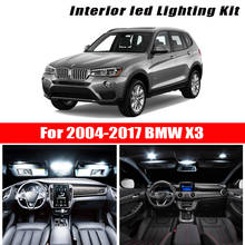 For 2004-2017 BMW X3 E83 White car accessories Canbus Error Free LED Interior Light Reading Light Kit Map Dome License Lamp 2024 - buy cheap