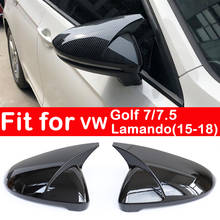 Car styling Door Side Wing Rearview Mirror Cover Sticker Trim For Volkswagen VW golf 7/7.5  Lamando (15-18)  Auto Parts 2024 - buy cheap