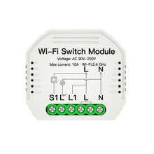 1 Gang 2 way WiFi Smart Light Switch Diy Module Smart Life/Tuya APP Remote Control Works with Alexa Echo Google Home 2024 - buy cheap