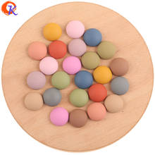 Cordial Design 18*18mm 200Pcs Acrylic Beads/Jewelry Accessories/Matte Effect/Round Shape/Hand Made/Earring Findings/DIY Making 2024 - buy cheap