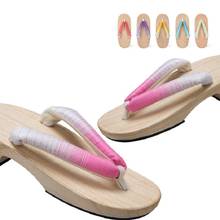 Anime Demon Slayer Cosplay Shoes Kimetsu No Yaiba Kamado Nezuko Geta Kamado Tanjirou Clogs Sandals Agatsuma Zenitsu Flip Flops 2024 - buy cheap