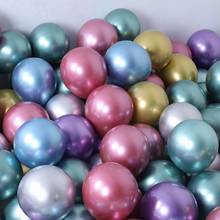 10/20/30pcs 10inch Gold Silver Black Metal Latex Balloons Wedding Decorations Pearl Helium Globos Birthday Party Decorations 2024 - buy cheap
