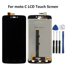 Сенсорный ЖК-экран для Motorola Moto C XT1750 XT1755 Xt1754 ЖК-дисплей с сенсорным экраном в сборе 2024 - купить недорого