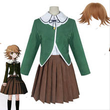 New Danganronpa V3 Cosplay costumes Chihiro Fujisaki uniform school uniform Coat / Skirt / coat Costumes for women Anime cosplay 2024 - buy cheap