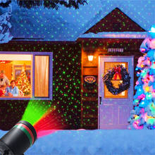 Движущийся полностью Небесный Звездный Рождественский лазерный прожектор светильник s Открытый сад газон пейзаж сценический светильник для праздника свадьбы 2024 - купить недорого