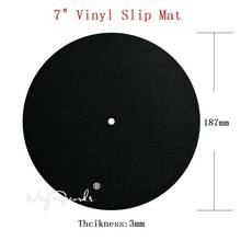 7inch Vinyl Mat Anti Static Felt Mat for Phonograph Turntable Vinyl Record 2024 - buy cheap