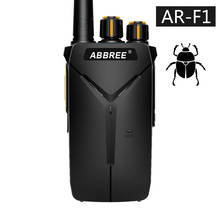 ABBREE-walkie-talkie AR-F1, estación de Radio portátil de 5W, UHF, 400-470MHz, VOX, FM, transceptor, 10km de largo alcance, Radio bidireccional portátil 2024 - compra barato