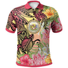 Polo de Hawái para hombre y mujer, camisa de manga corta con estampado 3D de flores de hibisco, polinesiano, de verano 2024 - compra barato