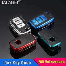 TPU Car Key Case Cover Holder For VW Volkwagen Polo Bora Tiguan Passat Golf 6 Lavida Scirocco Keychain Protection Accessories 2024 - buy cheap