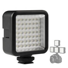 Lâmpada led para iluminação de vídeo de celular, para câmeras canon/nikon, visor lcd, 1 peça 2024 - compre barato