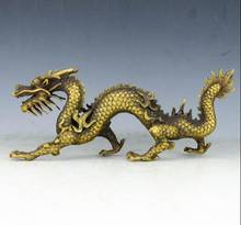 YM  1024   Pure copper dragon ornament Zodiac dragon ornament handicraft display 2024 - buy cheap