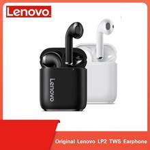 Lenovo Lp2 Tws Wireless Earphone Bluetooth 5.0 Headset Dual Stereo  Bass  Touch Control Long Time Working Wireless Headset 2024 - buy cheap