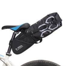 Bicycle tail bag waterproof large capacity 12 L rear seat bag mountain bike tail bag road riding equipment saddle bag 2024 - buy cheap