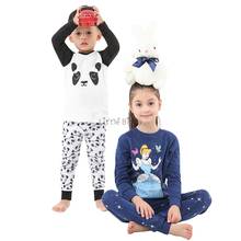 Animal Cartoon Print Boys Panda Pajamas Sets Girls Princess Ballet Girls Pajama Children's Sleepwear Homewear Kids Girl Pajama 2024 - buy cheap