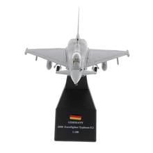 Modelo de avión a escala 1:100, Colección EF2000, réplica de avión en miniatura de combate, juguete 2024 - compra barato