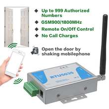 Реле открывания ворот RTU5024 RTU5035 2G GSM, дистанционное управление звонком, Управление встряхиванием телефона для авторизованного доступа к дверям 2024 - купить недорого