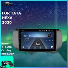 Reprodutor de vídeo e rádio para carro, android 10, navegação gps, dvd, acessórios, dsp, ips, com função carplay, para tata hexa 2020 2024 - compre barato