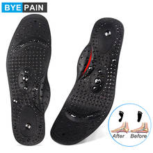 1Pair Magnetic Accupressure Insoles, Foot Insoles for Pain Relief Therapy Reflexology Massage Insoles with 8 Magnetic Points 2024 - buy cheap