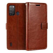 Case For ITEL S16 Wallet Premium Leather Magnetic Flip Case Cover With Card Holder And Kickstand For ITEL S16 Pro Vision 1 Pro 2024 - buy cheap